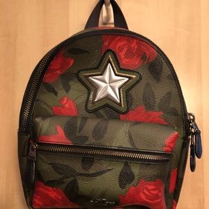 Coach Mini Charlie camouflage backpack